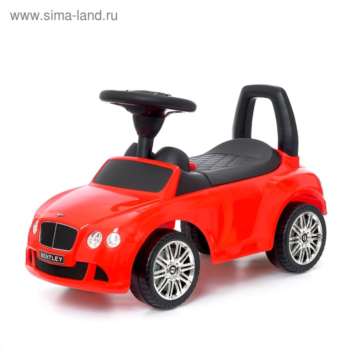 

Толокар Bentley Continental GTC V8, звуковые эффекты, цвет красный