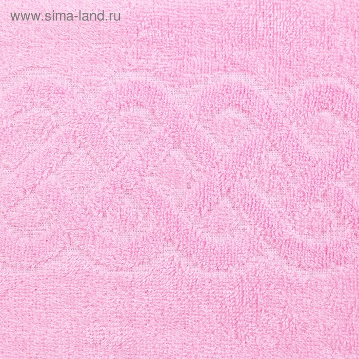 

Полотенце махровое «Plait» цвет розовый, 30х70