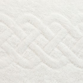 

Полотенце махровое «Plait», цвет белый, 100х150 см