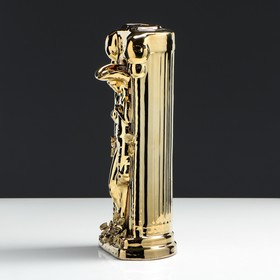 

Ваза настольная "Колонна Мадонна", покрытие булат, 34 см, керамика