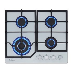 

Варочная поверхность Midea Mg684Tgw, газовая, 4 конф., газ-контроль, белая