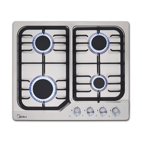 

Варочная поверхность Midea Mg687X, газовая, 4 конф., газ-контроль, серая