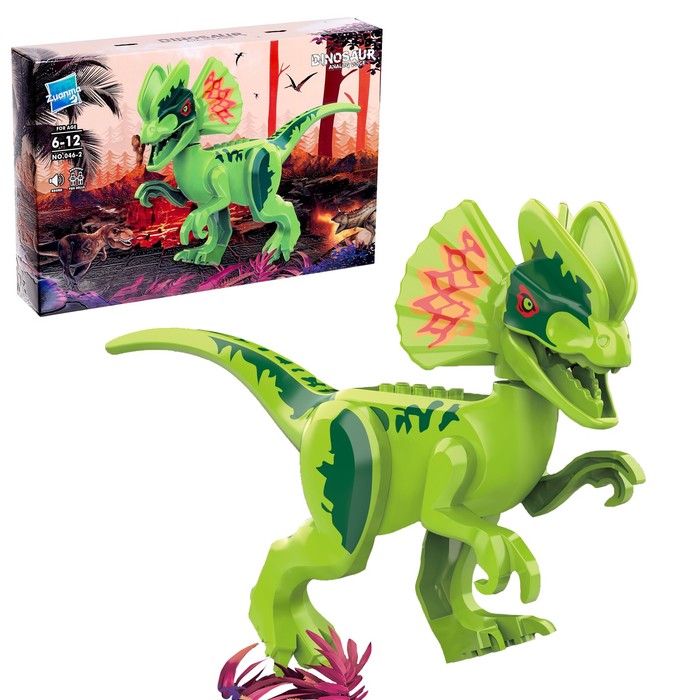 

Конструктор Дино Diophosaurus sinensis hu, звуковые эффекты