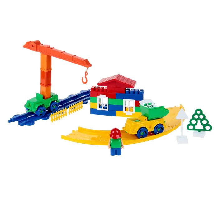 Конструктор "Стройка", 150 деталей