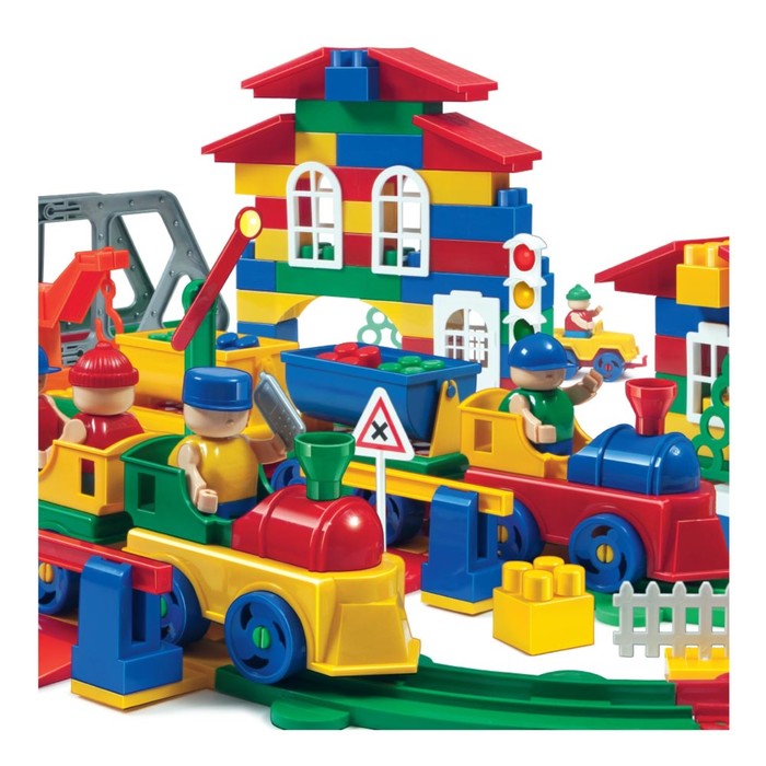 Конструктор «Железная дорога», 340 деталей