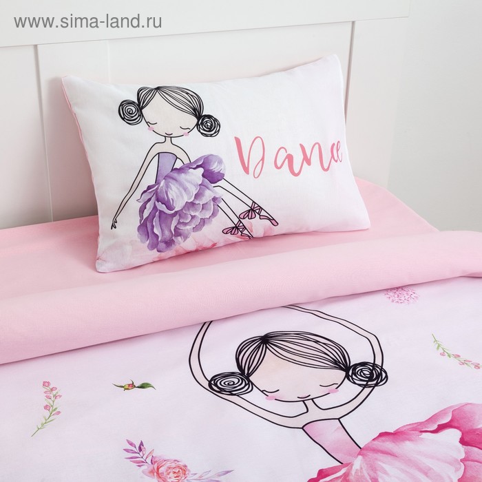 

Постельное бельё «Этель» 1.5 сп Flower dancer 143х215 см, 150х214 см, 50х70 см -1 шт,100% хлопок, бязь