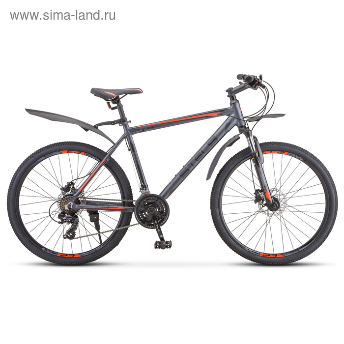 фото Велосипед 26" stels navigator-620 d, v010, цвет антрацитовый, размер 14"