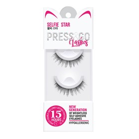 

Самоклеящиеся накладные ресницы Selfie Star Press Go Wednesday T8