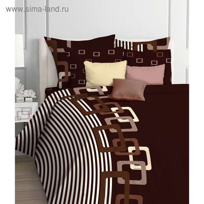 

Постельное бельё 2 сп Chocolate, размер 215x240 см, 175x210 см, 50x70 см - 2 шт
