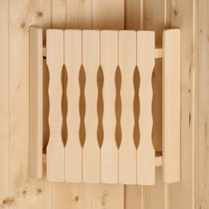 Абажур деревянный, угловой Плоский 29х27,5х6 см