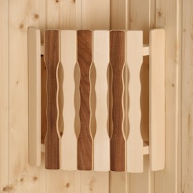 Абажур деревянный, угловой 'Плоский Термо-5' Ош