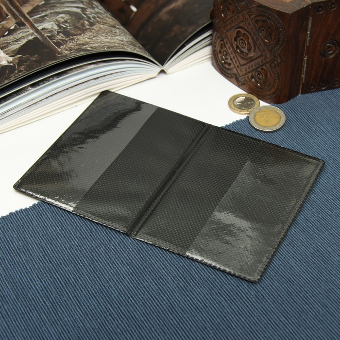 Обложка для пенсионного удостоверения, "Герб", МИКС