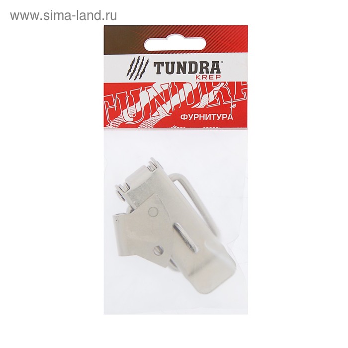 фото Замок-защелка на ящик tundra krep z17, 7,5 см, железный, с проушиной, 1 шт