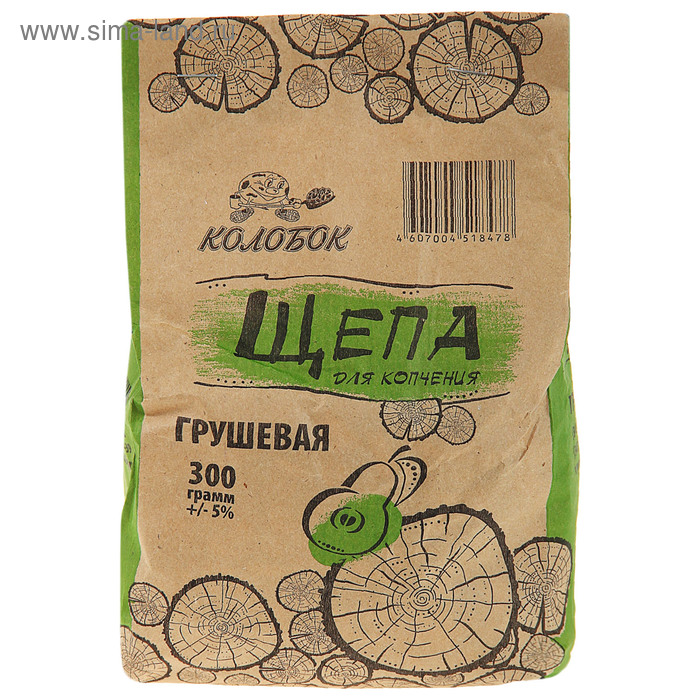 Щепа для копчения Колобок груша 300 г 65₽