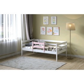 

Кроватка Viki, спальное место 160х80 см, цвет белый, борт розовый