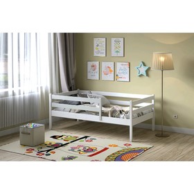 

Кроватка Viki, спальное место 160х80 см, цвет белый, борт серый