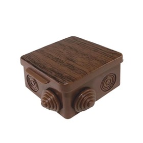 

Коробка распределительная TUNDRA, 80х80х50 мм, IP65, открыт. установки, с мембр., цвет дуб