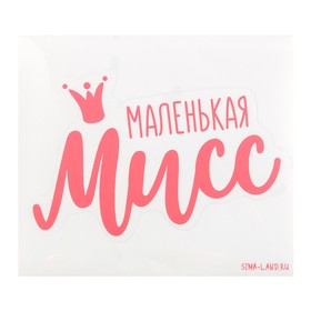 

Наклейка на полимерные шары «Маленькая мисс»