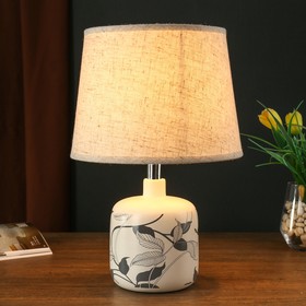 

Лампа настольная 21190/1 E14 40Вт белый 22х22х31 см