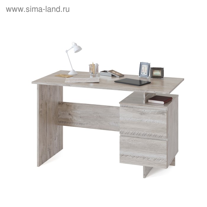 Стол письменный «СПм-19», 1200× 600× 744 мм, цвет дуб юкон стол письменный спм 19 1200 × 600 × 744 мм цвет бетон белый