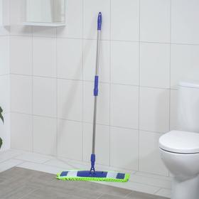 

Швабра плоская Ocean, стальной телескопический черенок, микрофибра букли, 50×15×84(132) см, цвет МИКС