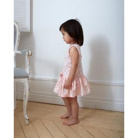 

Платье-боди для девочки MINAKU: cotton collection цвет розовый/белый, рост 68