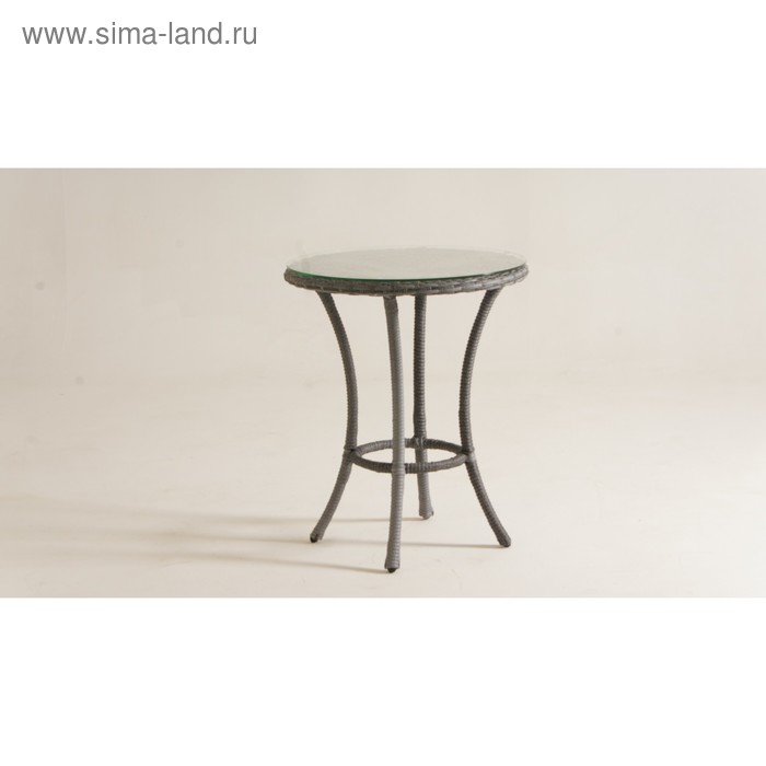 Стол кофейный DEKO круглый, d-60 см, цвет серый