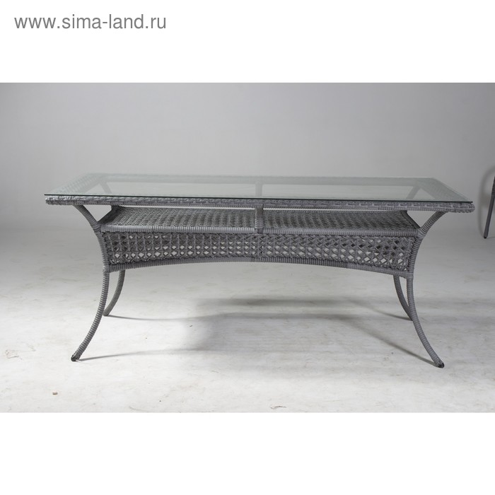 фото Стол обеденный deko прямоугольный, 180*90*75 см, цвет серый aiko
