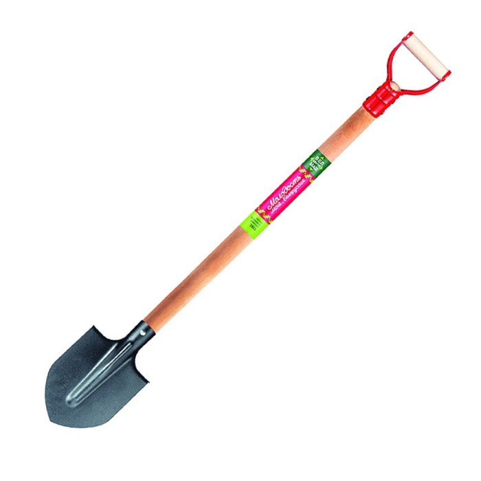 лопата дамская штыковая универсальная острая Лопата штыковая, острая, L = 105 см, деревянный черенок, дамская