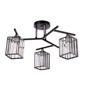 

Люстра 8723/3 3хE27 60W 50х27,5 чёрный/хром