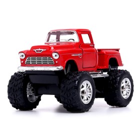 

Машина металлическая Chevy Stepside Pick-up (Off Road), 1:32, открываются двери, инерция, МИКС