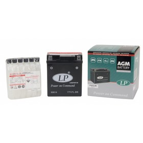 

Аккумуляторная батарея Landport YTX7L-BS, 12В, 6 Ач, пуск. ток 112 А, обратная (- +)