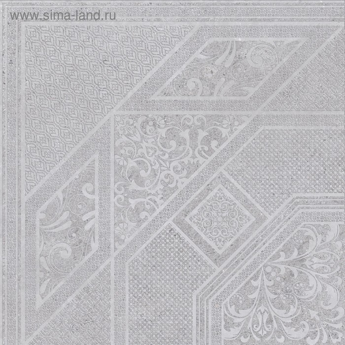 Керамогранит глазурованный, Concrete GT серый декор 50x50(в упаковке 1,5 м2)