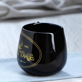 

Кружка "Петелька", черная, с рисунком, 0.22 л, микс