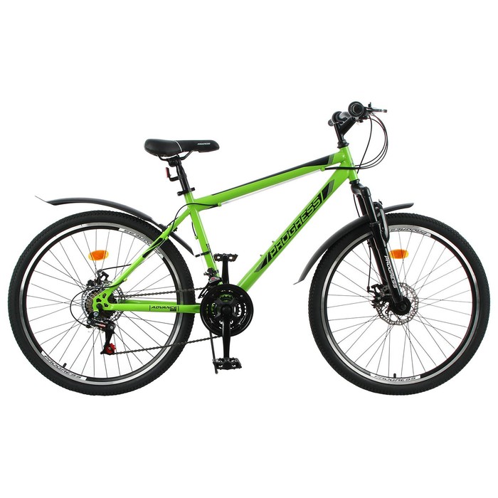 фото Велосипед 26" progress модель advance disc rus, цвет зелёный, размер 17"