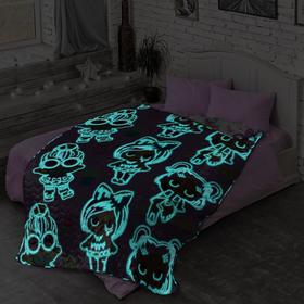 

Покрывало стеганое Непоседа НЕОН L.O.L.Surprise Glow 145х200см поплин 105 гм хл100%