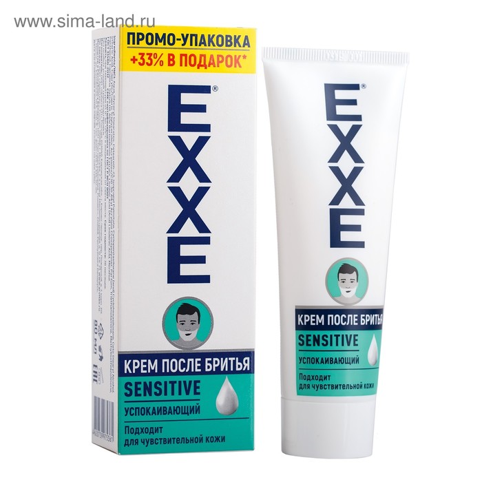 Крем после бритья Exxe sensitive для чувствительной кожи, 80 мл exxe крем после бритья для чувствительной кожи 80 мл 6 шт