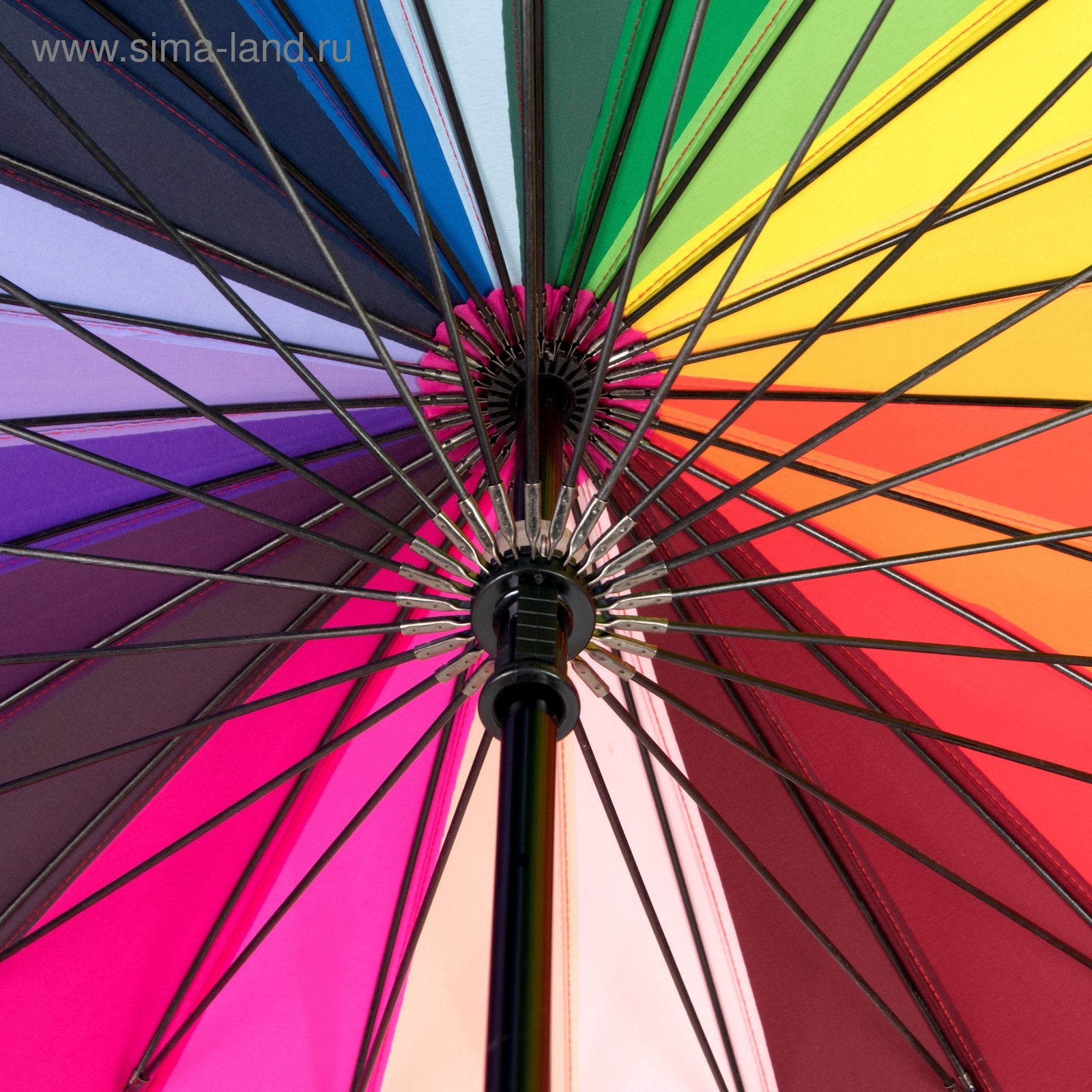 Зонт цвета радуги