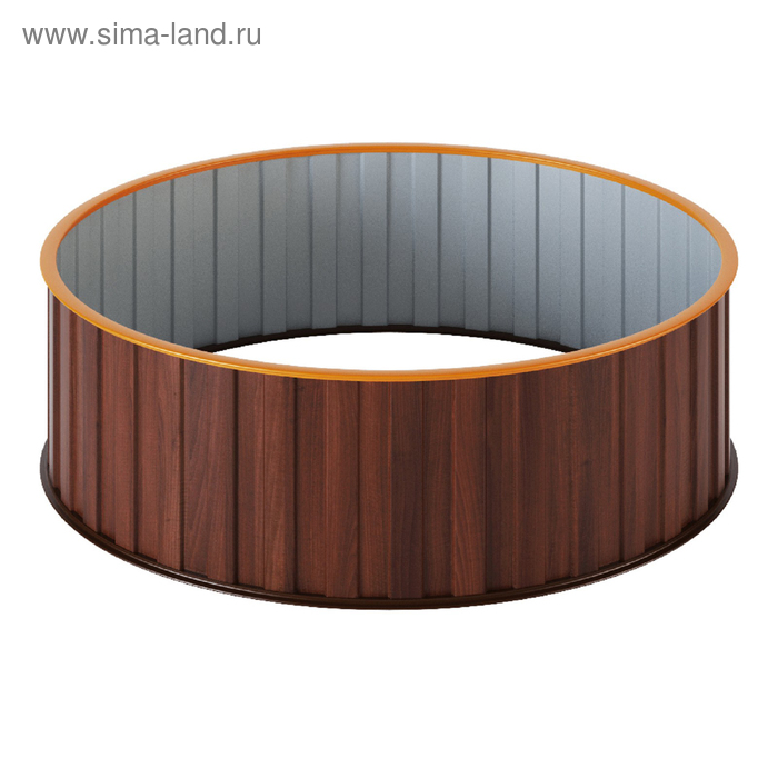 

Грядка круглая, d = 100 см, h = 35 см, ореховая