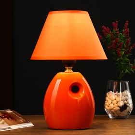 

Настольная лампа 4104 1х60W E27 оранжевый 20х29 см