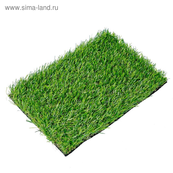 Газон искусственный, ландшафтный, ворс 30 мм, 2 × 25 м, зелёный двухцветный газон искусственный ландшафтный ворс 30 мм 4 × 5 м зелёный двухцветный