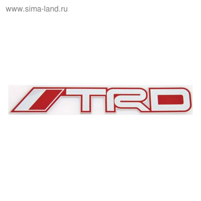 Шильдик металлопластик Skyway TRD 2 Красный, 140х20мм, SNO.101 RED