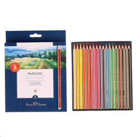 

Карандаши 18 цветов Multicolor, в коробке-пенале