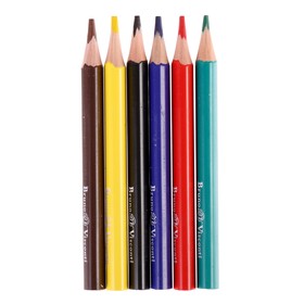 

Карандаши 6 цветов Укороченные Funcolor пластиковые, микс
