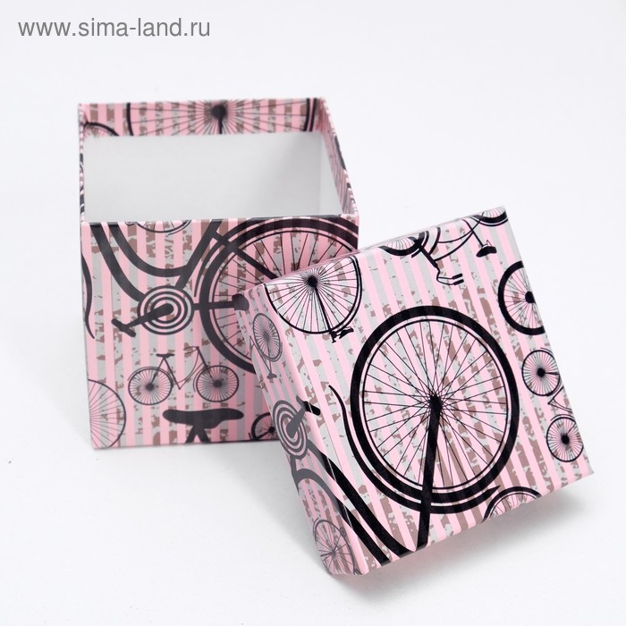 Купить Набор коробок 5 в 1 "Моноциклы на розовом", 22,5 х 22,5 х 22,5 - 9,5 х 9,5 х 9,5 см у ООО "Компания АЛТИС-Пермь" Набор коробок 5 в 1 "Моноциклы на розовом", 22,5 х 22,5 х 22,5 - 9,5 х 9,5 х 9,5 см