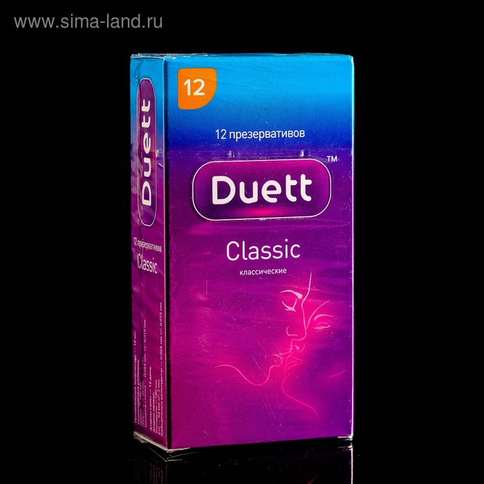 Презервативы DUETT classic №12 презервативы duett xxl 12 шт