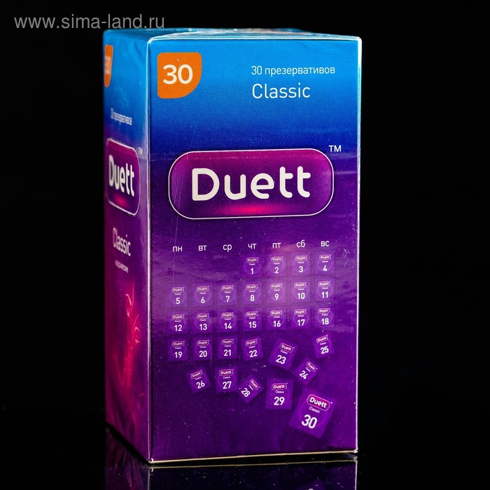 Презервативы DUETT classic 30 шт. duett презервативы duett classic 30 шт