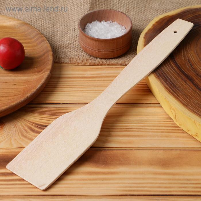 Лопатка кухонная деревянная лопатка кухонная на картоне крамет