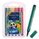 Фломастеры 12 цветов Funcolor Jumbo утолщённые, в пластиковом пенале - Фото 2