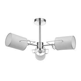 

Люстра 4562/3 3хE14 60W 70х37 белый/хром